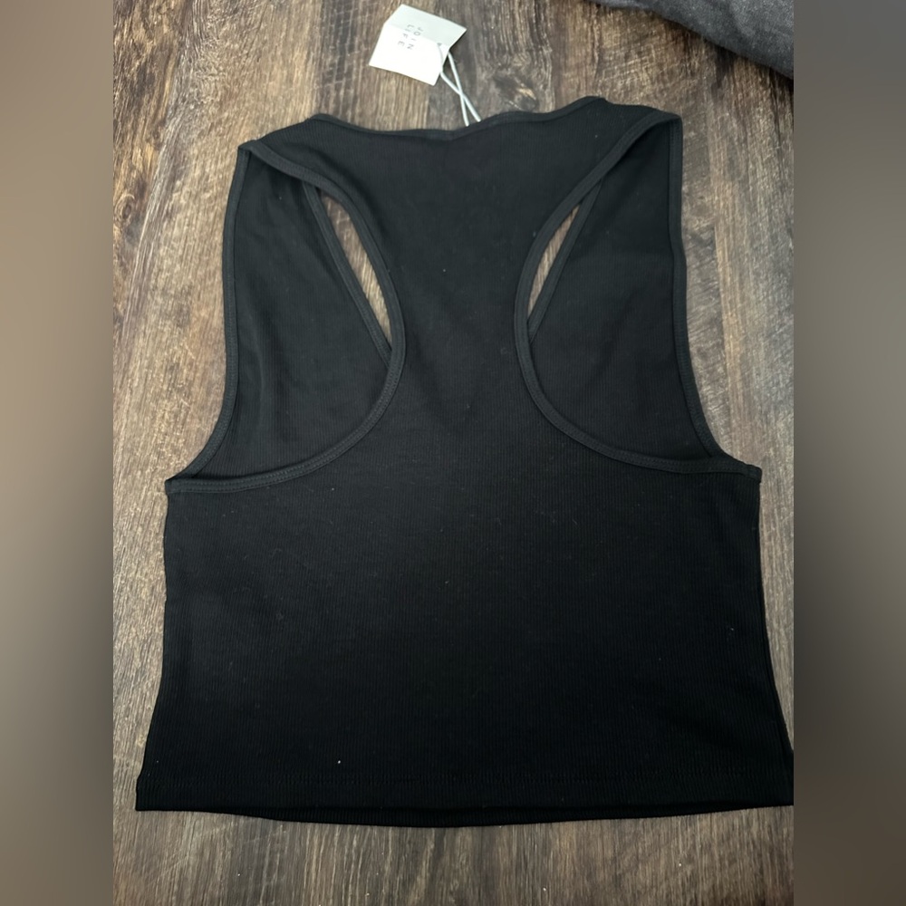 Zara Racerback Rib Tank NWT Size Large - Picture 2 of 3